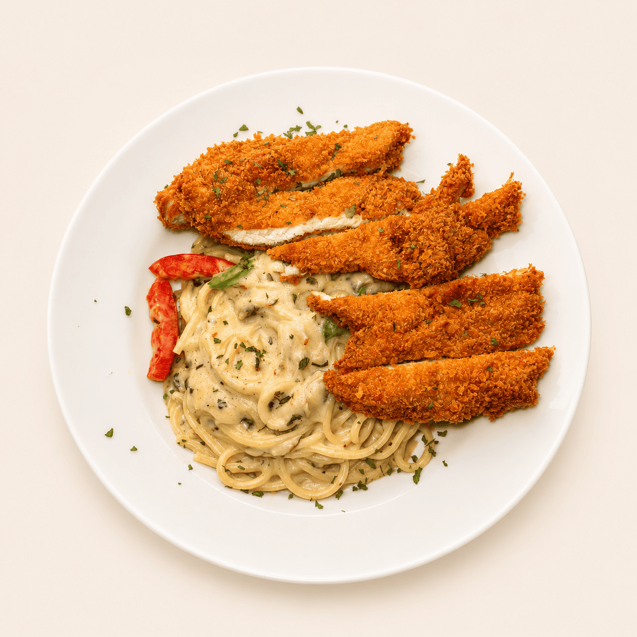 Carbonara Chicken Chop