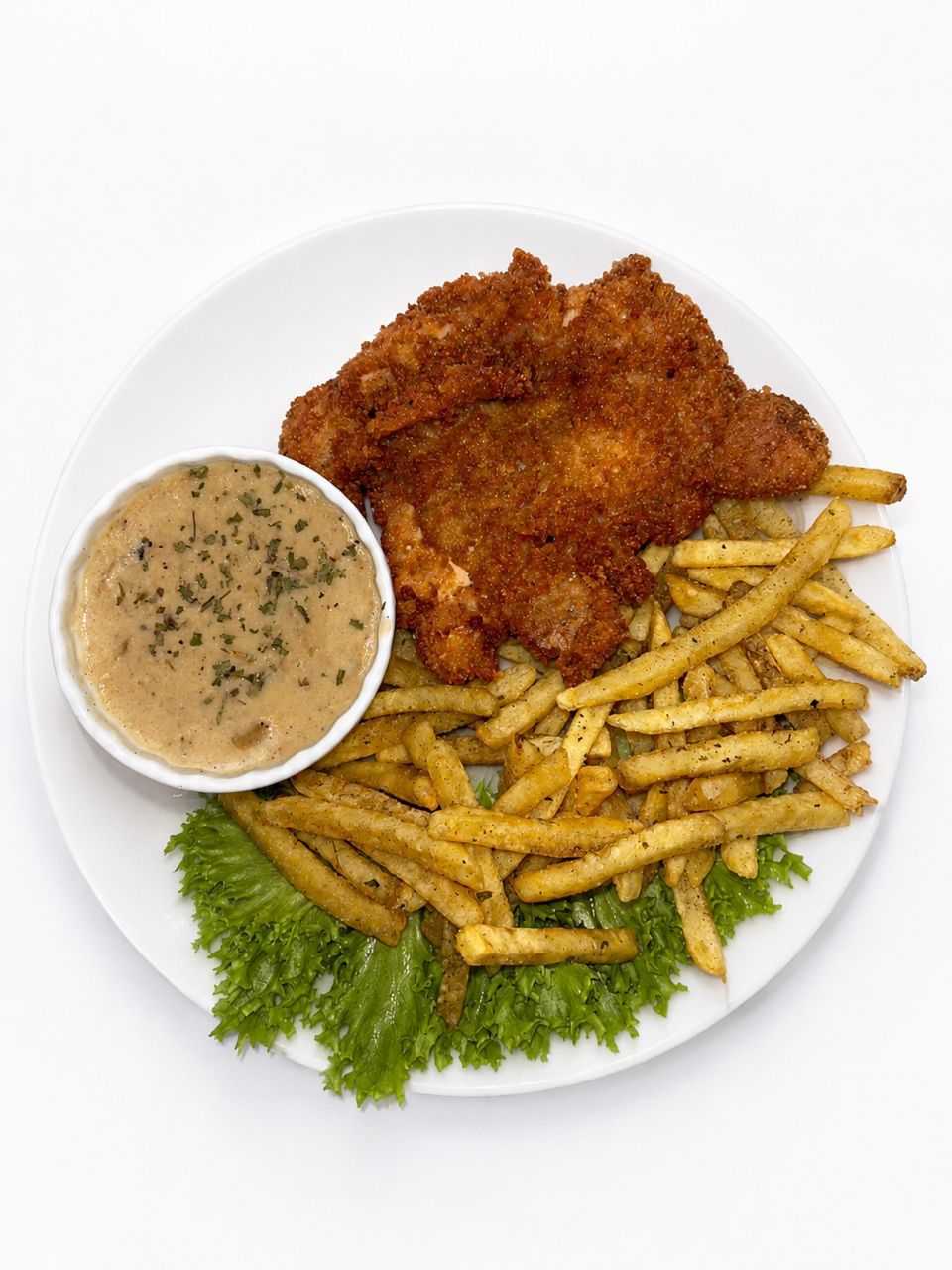 Chicken Chop Mushroom Sauce/black pepper