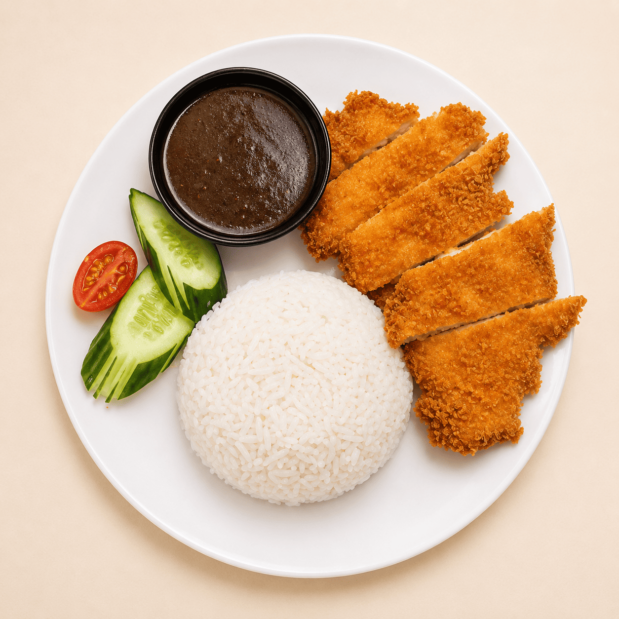 Chicken Chop with Rice